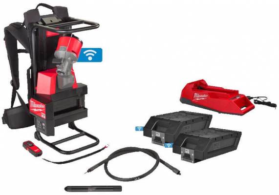 Vibrator de beton MX FUEL cu rucsac - Milwaukee MXF CVBPKIT-602