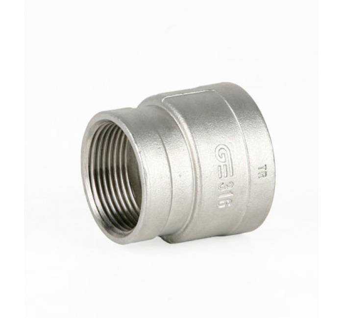 Mufa redusa, filete interioare NPT, inox AISI 316