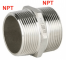 Nipluri egale, din diferite tipuri de inox