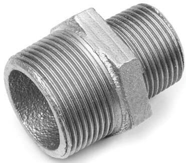 Niplu din fonta maleabila zincata, R 2&QUOT;-R 2 1/2&QUOT;