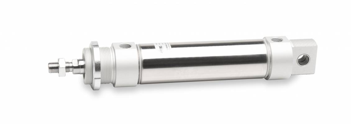 Micro cilindru dubla actiune magnetic, piston 32 mm, cursa 80 mm