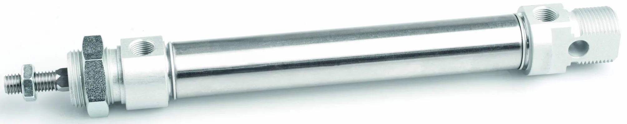 Micro cilindru dubla actiune magnetic anti-rotatie cu tija hexagonala