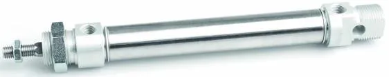 Micro cilindru dubla actiune magnetic anti-rotatie cu tija hexagonala