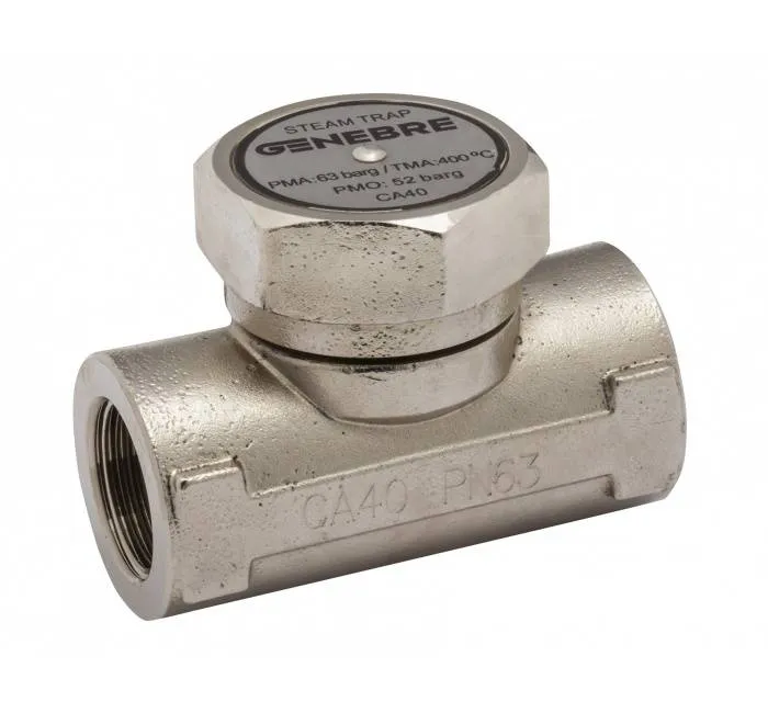 Oala condens termodinamica fara filtru, filete interioare, din inox