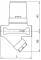 Oala condens bimetalica cu filtru, filete int. 1&QUOT; NPT DN 25, PN 40