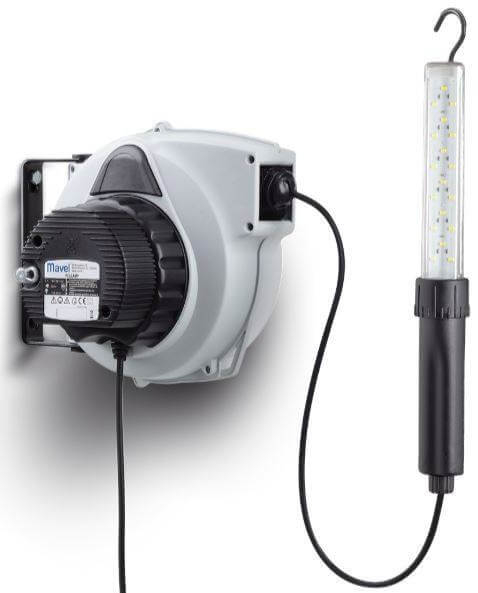 Derulator electric cu lampa led 24V
