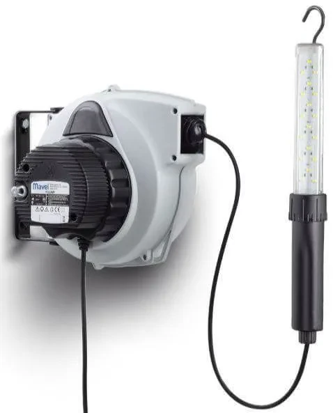 Derulator electric cu lampa led 24V