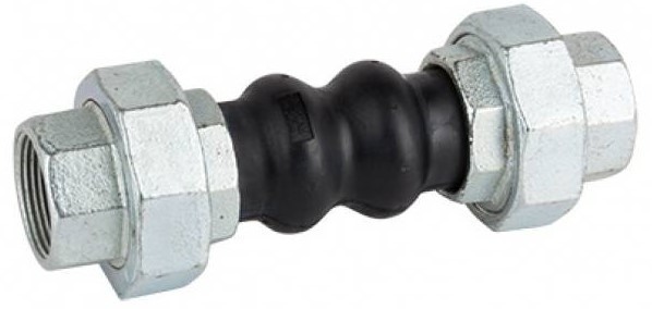 Compensator dilatatie din cauciuc, filete int. Rp 3/4&QUOT;, L=200 mm