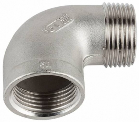 Cot 90° cu filet interior Rp 3/8&QUOT;-exterior R 3/8&QUOT;, inox AISI 316