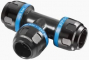 Cupla T push-on pentru teava 16 mm, aluminiu