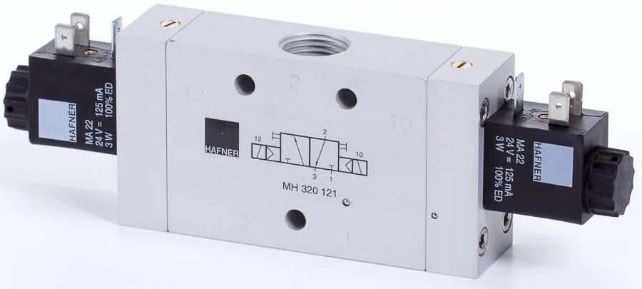 Distribuitor 3/2 electric, bistabil - INOX