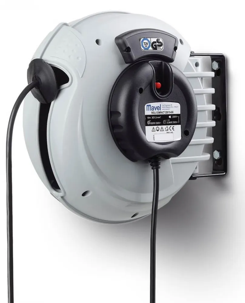 Derulator cablu electric - 2x Seria Compact