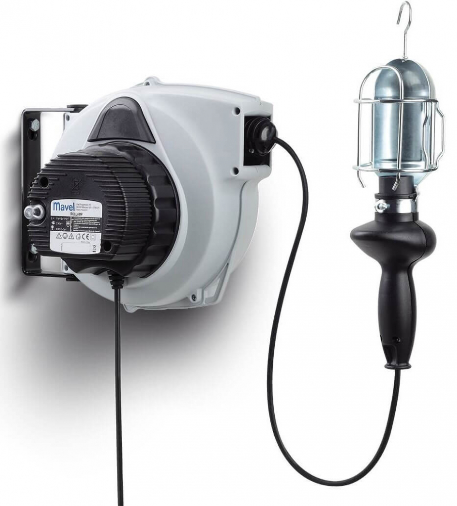 Derulator cu lampa Girolight - 12/24V Seria Classic Plus