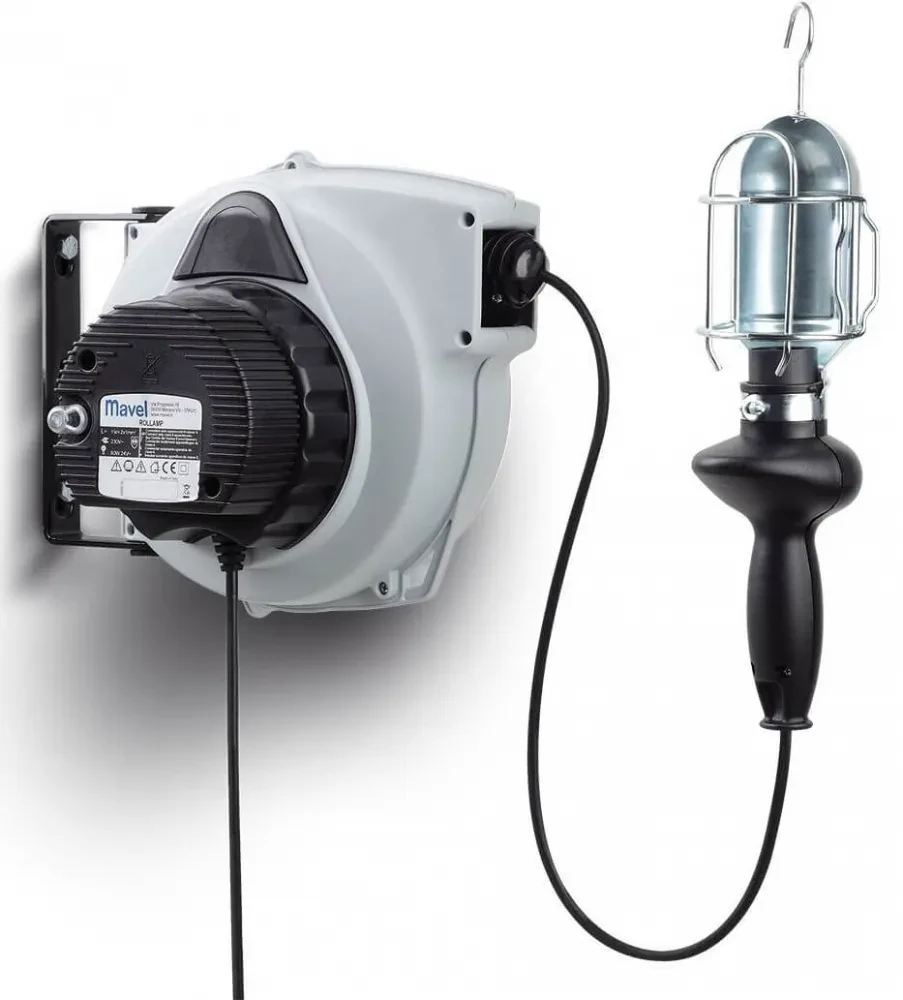 Derulator cu lampa Girolight - 12/24V Seria Classic Plus