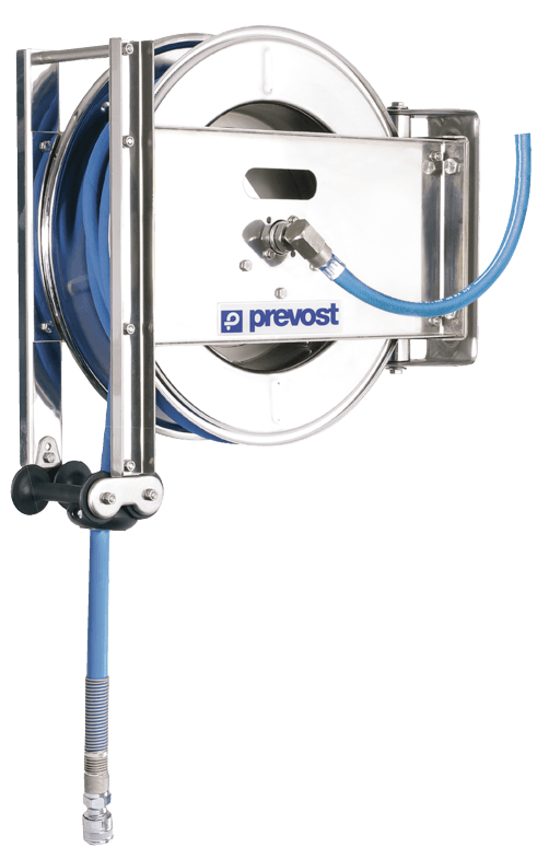 Derulator furtun - furtun termoplastic cu insertie - produse alimentare - INOX 304