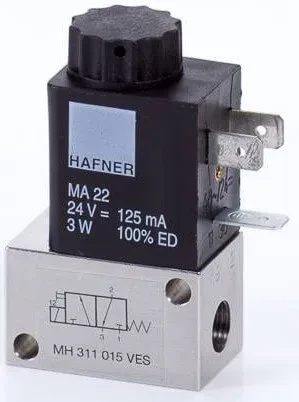 Distribuitor 3/2 electric, actionare directa - INOX