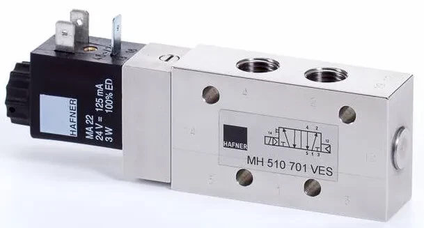 Distribuitor 5/2 electric, monostabil - INOX