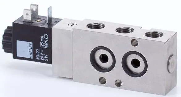 Distribuitor 5/2 NAMUR electric, monostabil - INOX