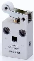 Distribuitor BR 3/2 - actionare mecanica, cu rola