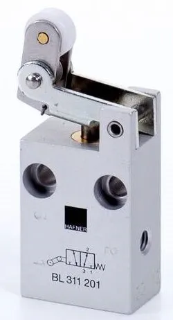Distribuitor BL 3/2 - actionare mecanica, cu rola indexoare