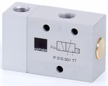 Distribuitor 3/2 actionare pneumatica - temperaturi scazute