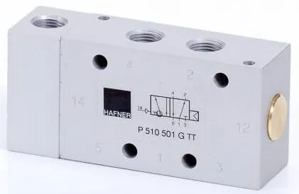 Distribuitor 5/2 actionare pneumatica - temperaturi scazute