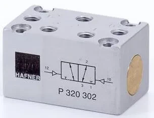 Distribuitor 3/2 bistabil - actionare pneumatica