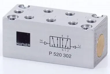 Distribuitor 5/2 bistabil - actionare pneumatica