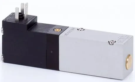Distribuitor 5/2 electric, monostabil, montaj pe placa, tip MD, porturi placa
