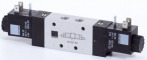 Distribuitor 5/3 electric, centru presurizat tip MH