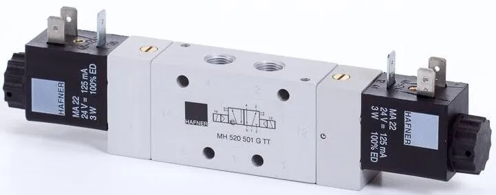 Distribuitor 5/2 electric, bistabil - temperaturi scazute