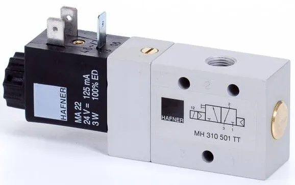 Distribuitor 3/2 electric, monostabil - temperaturi scazute