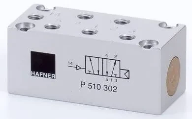Distribuitor 5/2 monostabil - actionare pneumatica