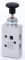 Distribuitor 5/2 cu buton incorporat - montaj in panou