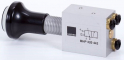 Distribuitor 3/2 cu buton, bistabil si resetare pneumatica