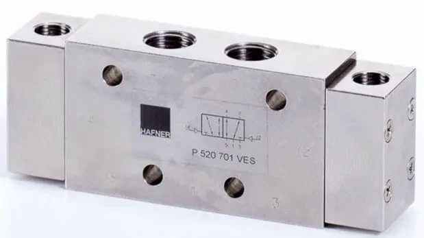 Distribuitor 5/2 pneumatic, bistabil - INOX