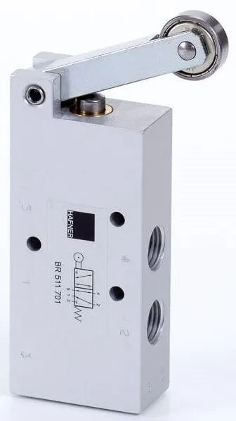 Distribuitor 5/2 temperatura scazuta - actionare mecanica