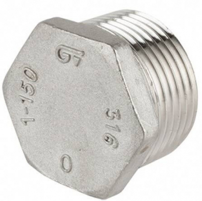 Dopuri cu hexagon extern si filet exterior, din diferite tipuri de inox
