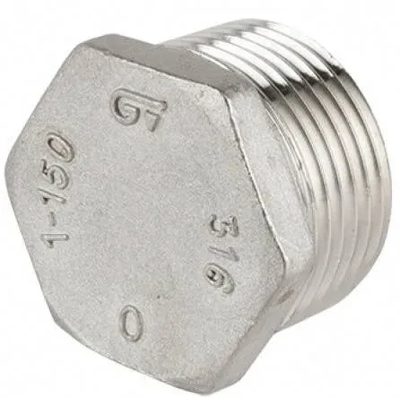 Dopuri cu hexagon extern si filet exterior, din diferite tipuri de inox