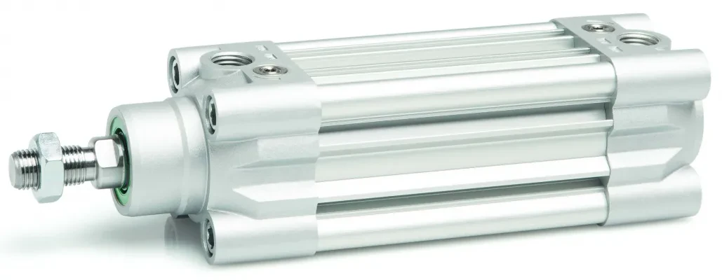 Cilindru standard dubla actiune magnetic cu amortizare anti-rotatie (interna), Ø32-63