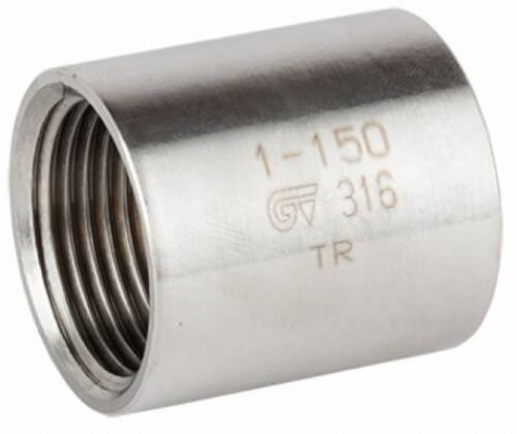 Mufa rotunda Rp 1&QUOT;, inox AISI 316