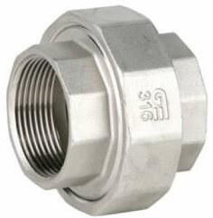 Niplu detasabil cu filet interior NPT 1/4&QUOT;, etansare plana, inox AISI 316