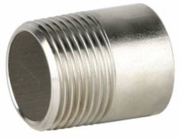 Nipluri sudabile cu filet exterior, din inox AISI 316