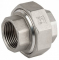 Niplu detasabil cu filet interior Rp 1 1/2&QUOT;, etansare plana, inox AISI 316