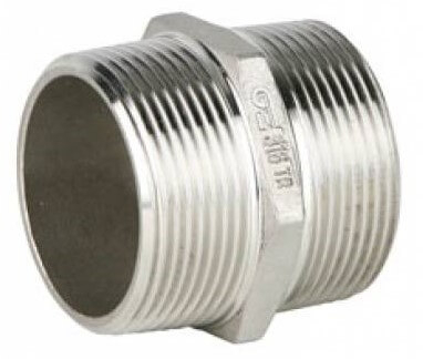 Niplu NPT 2&QUOT;, inox AISI 316