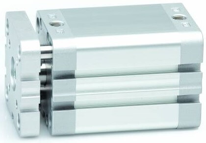 Cilindru compact dubla actiune magnetic anti-rotatie, tija filet interior, ISO 21287