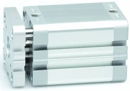 Cilindru compact dubla actiune magnetic anti-rotatie, tija filet interior, ISO 21287