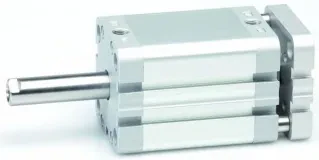 Cilindru compact dubla actiune magnetic anti-rotatie cu tija bilaterala, tija filet interior, ISO 21287