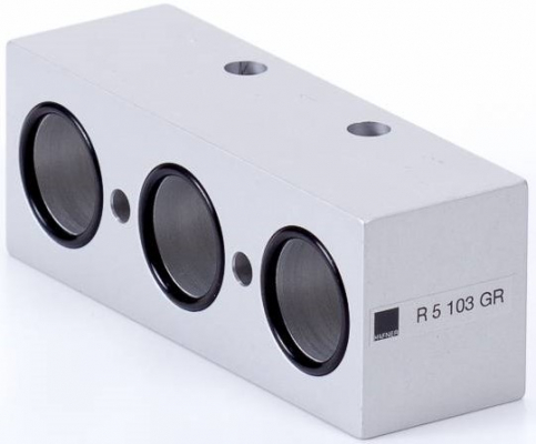 Sistem modular de placi pentru distribuitoare 5/2 si 5/3, tip R-5-103 G