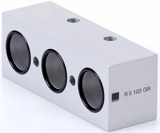 Sistem modular de placi pentru distribuitoare 5/2 si 5/3, tip R-5-103 G